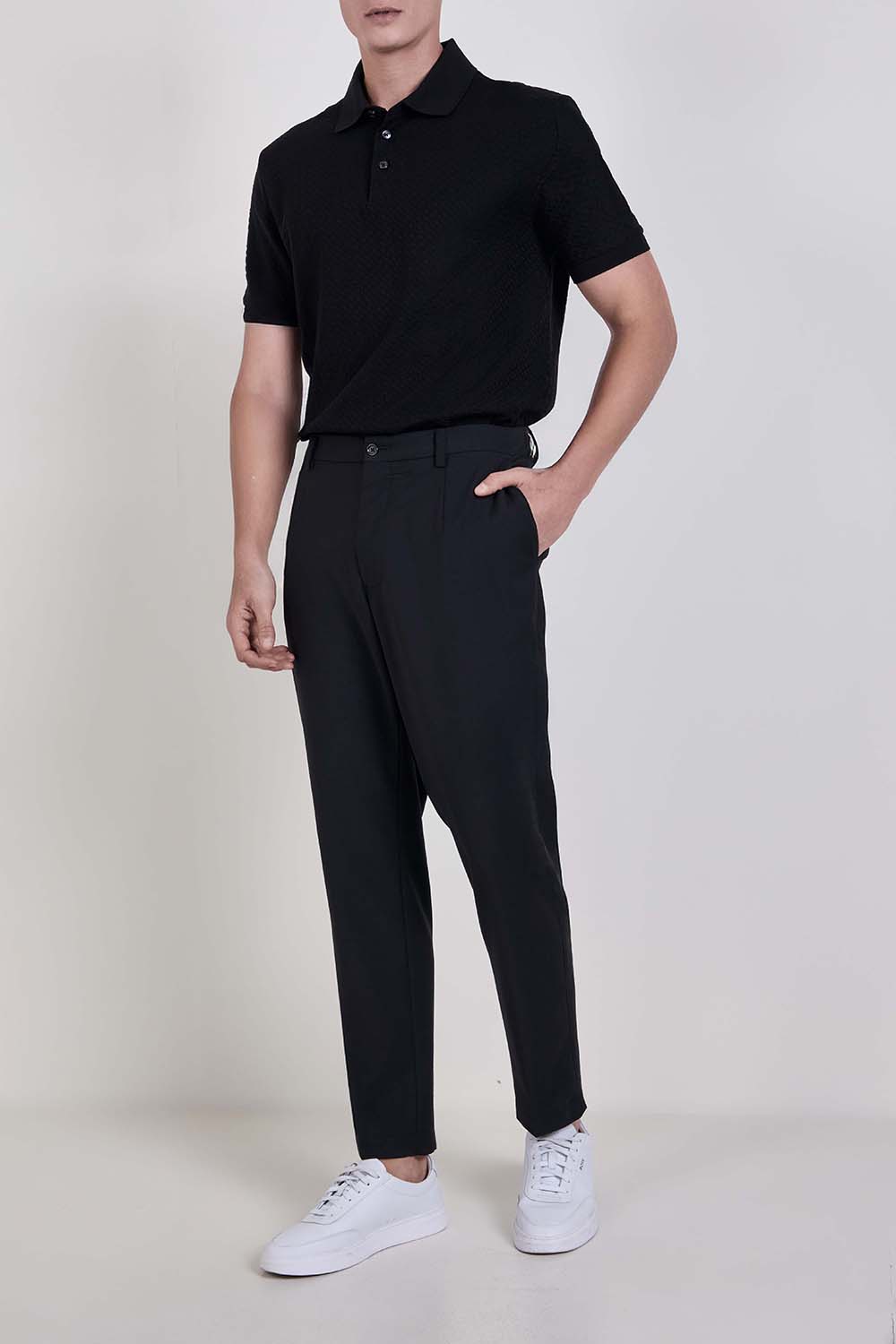 חולצת פולו בגזרה ישרה